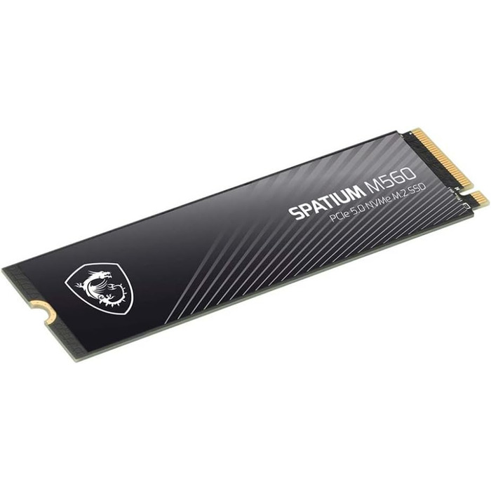 SSD MSI SPATIUM M560 2TB PCIe 5.0 NVMe M.2 – Швидкий внутрішній накопичувач з 3D NAND та захистом даних