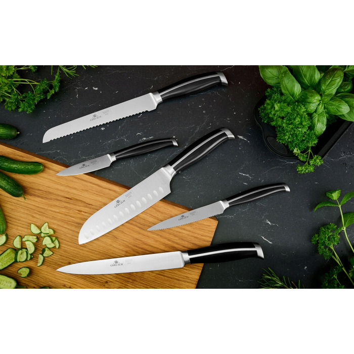 Набір ножів у підставці Gerlach LOFT dfs, 5 предметів