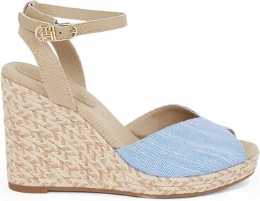 Сандалі жіночі Tommy Hilfiger на танкетці Chambray Blue Spell, 40 EU