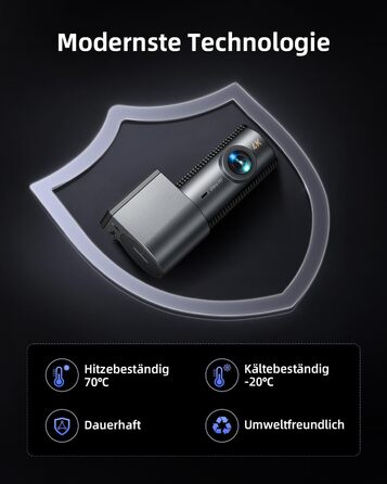 Відеореєстратор автомобільний 4K+1080P Dashcam з Wi-Fi, SD 64GB, нічна зйомка, G-сенсор, паркування