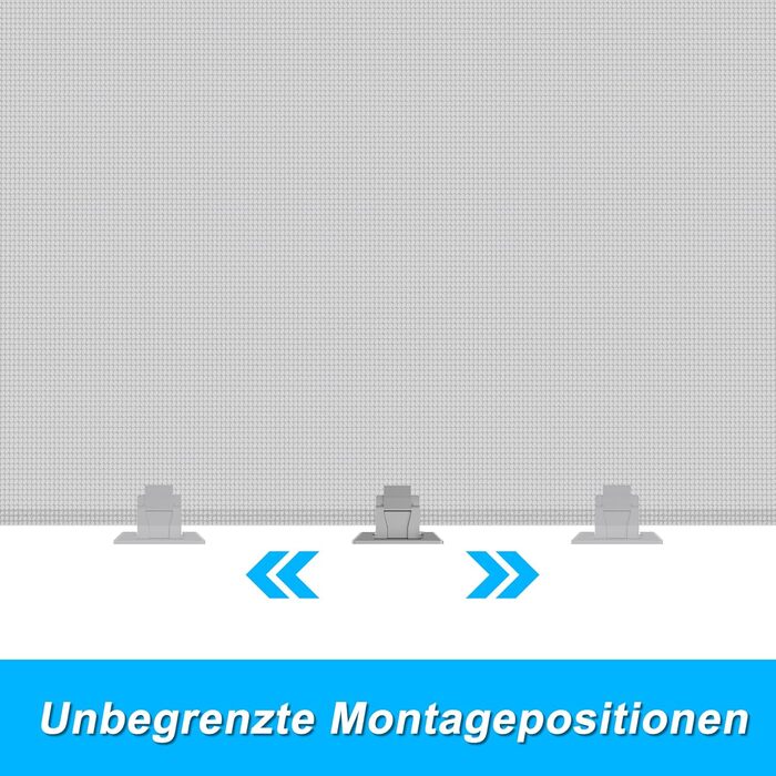 Захист для воріт NAIZY Rollo 0-300см: сітка для дитячих воріт, захист від собак, ролетний тип, сірий, 300см