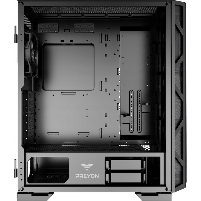 Корпус Preyon Nest Meshy Midi Tower, чорний