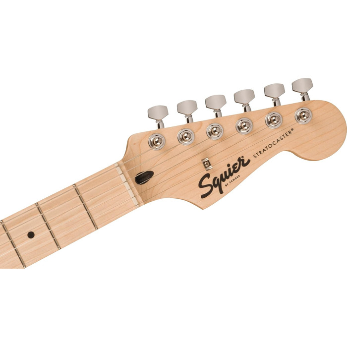 Squier Sonic Stratocaster: електрогітара в комплекті з підсилювачем Fender Frontman 10G, чорний, кленова накладка, Gig Bag, Fender Play (2-Farben Sunburst)