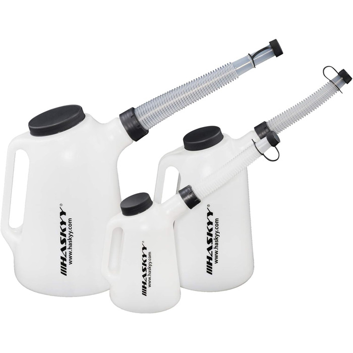 HASKYY 1L + 3L + 5L Kettle Set, Car Tool Measuring Jug, Filling Jug