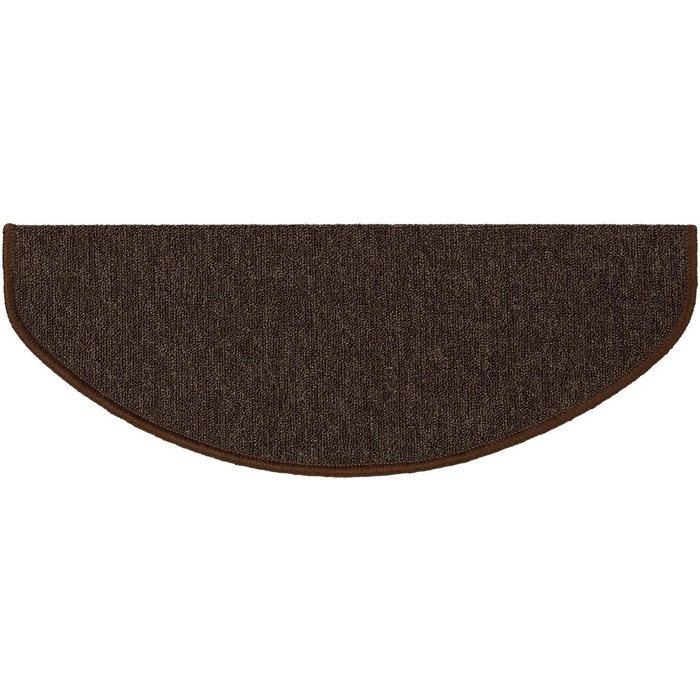 Casa Pura London Stair Treads - Non-Slip Indoor Stair Mats - 15-Piece Set or Individual - Dark Brown