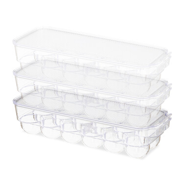 Relaxdays Refrigerator Egg Box - 12 Eggs
