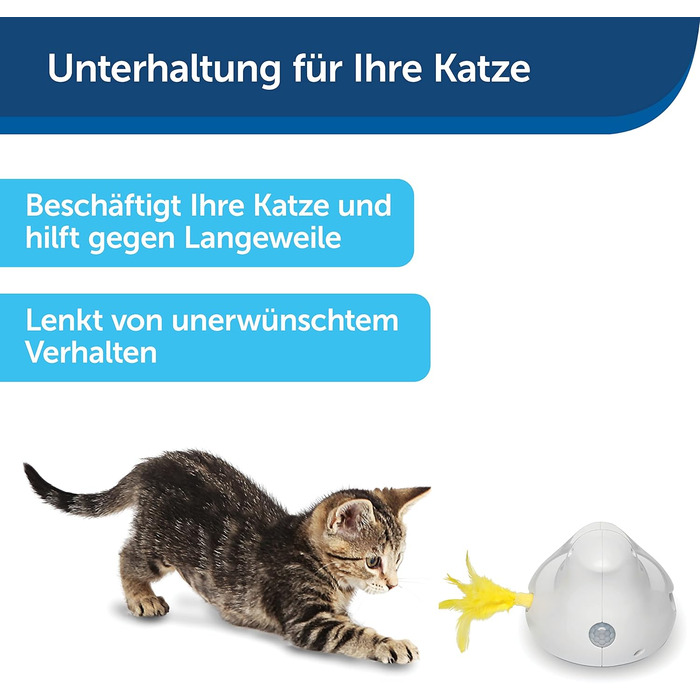 PetSafe Cat Toy, Interactive Engagement Toy with Timer, 3 AA Batteries Required (Peek-a-Bird)