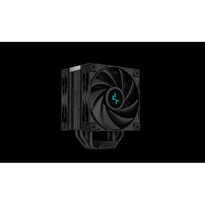 Кулер для процесора Deepcool AK400 Zero Dark Plus, активне охолодження, чорний, TDP 220 Вт