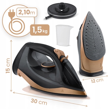 Бездротова парова праска Berdsen BD-333, 2600 Вт, керамічне покриття