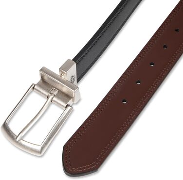 Чоловічий перекидний ремінь Dickies 38-40, чорний/коричневий