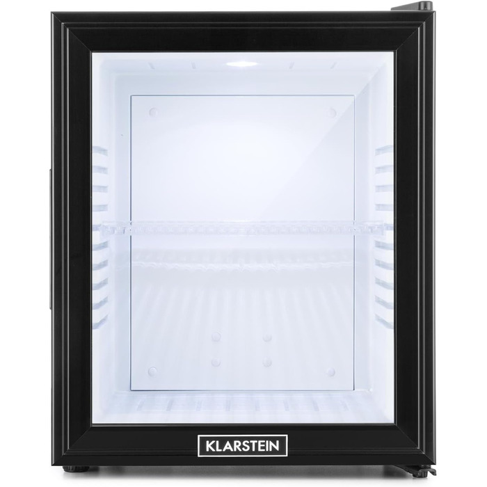 Міні-холодильник Klarstein MKS-13 Minibar: 36 літрів, тихий, легкий у чищенні, чорно-сріблястий