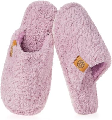 Домашні тапочки Dokela для жінок та чоловіків: м'які, з меморі-піною, з штучного хутра, антиковзкі, 38/39 EU, фіолетовий