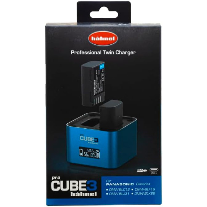 Зарядний пристрій Hähnel ProCube3 для DSLR (Panasonic) - USB-C, швидка зарядка