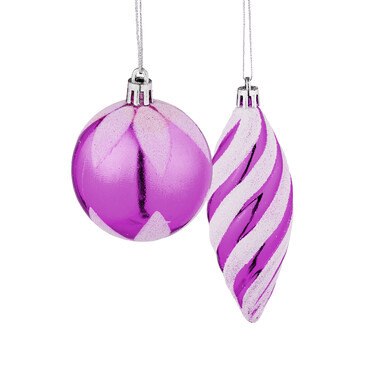 Relaxdays Set of 72 Christmas Baubles
