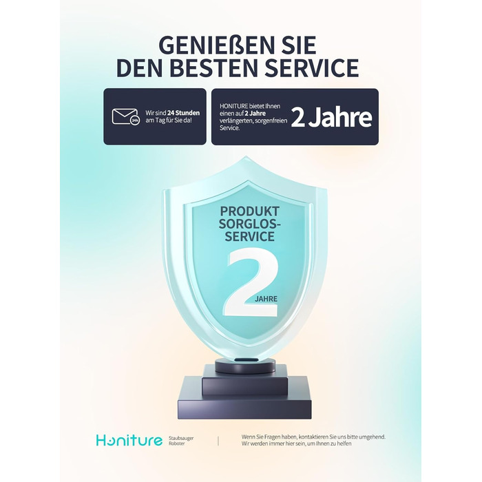 Робот-пилосос HONITURE G20 Pro з функцією миття, 4500Pa, керування через додаток, 180 хв роботи, для шерсті тварин, килимів та твердих підлог, чорний