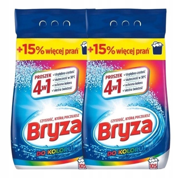 Пральний порошок Bryza для кольорових речей, 13,7 кг
