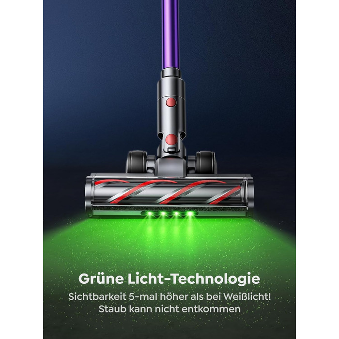 Бездротовий акумуляторний пилосос INTETURE 50KPa, 600W, 65 хвилин роботи, з док-станцією, автоматичний режим, сенсорний екран, антизаплутана щітка, для будь-яких поверхонь