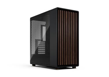 Корпус ПК Fractal Design Meshify 2 XL Black TG Dark: скло, фасад з горіхового дерева, 2 x 140мм вентилятори, USB Type-C, ATX Mid-Tower