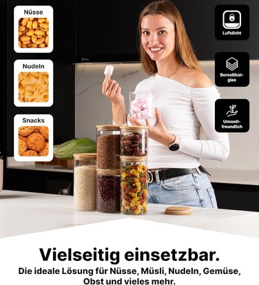 Набір контейнерів для зберігання Deco haus® 2 шт. 1,3 л (з етикетками) - для кави, цукру, борошна, мюслі. Герметичні контейнери для кавових зерен, цукру, борошна та інших продуктів.