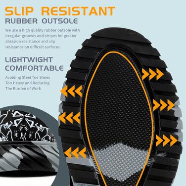 Черевики робочі чоловічі/жіночі, захисні, спортивні, з металевим носком, антиковзаючі, чорні, розміри 37-46 EU