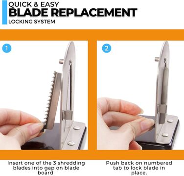 Спіральний овочевий ніж 3-х лезовий, для приготування Zoodles, з антиковзким покриттям. Розміри: 22.5 x 9 x 12.5 см