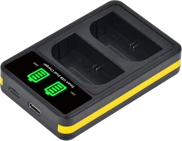 Акумулятор PowerTrust LP-E6/LP-E6N та зарядний пристрій для Canon EOS R5, R5 C, R6, R7, R, 60Da, 60D, 70D, 80D, 90D, 5DS R, 5Ds, 5D Mark II, 5D Mark III, 5D Mark IV, 6D, 6D Mark II, 7D, 7D Mark II
