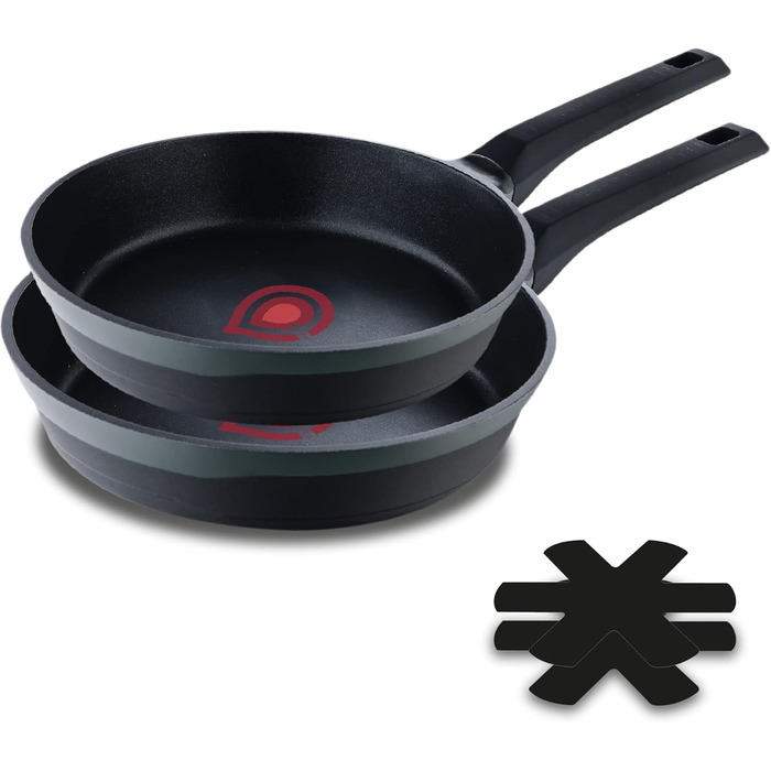 Каструля MasterPRO Gastro Reeco з кришкою 16/8 см з Heatdot | Нержавіюча сталь, алюміній з переробленого матеріалу, антипригарне покриття | Для всіх типів плит