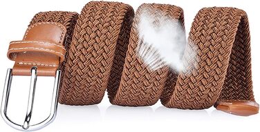 Жіночі еластичні пояси Chalier, 2 шт. в наборі, плетіння, чорний та темно-синій, універсальний розмір. Додаткові кольори: темно-синій та білий (коричневий та темно-синій)