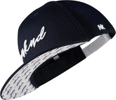 Кепка Nebelkind Snapback Ozeankind - темно-синя, унісекс, регульований розмір, стильна бейсболка