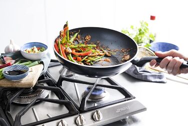 GreenPan Andorra керамічна антипригарна гриль-плита 28 см, без PFAS, для індукції, духовки, чорна