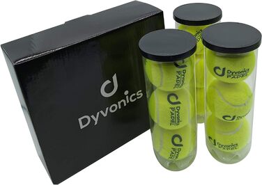 М'ячі для падел-тенісу Dyvonics (3 шт., жовті)