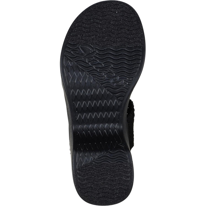 Skechers Cali Day сандалі жіночі на підборах, чорні плетені (35 EU)