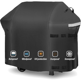 Чохол для гриля Weber Spirit 200/E210/S210/E21, водонепроникний, UV-захист, 600D, для 2-пальникового газового гриля