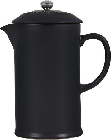 Le Creuset Stoneware Coffee Press, 1 L, Matte Black, 91028200000000