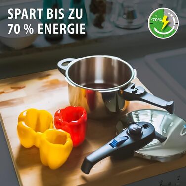 Скороварка ELO Praktika XS 2.7 л, 18 см, нержавіюча сталь, срібляста