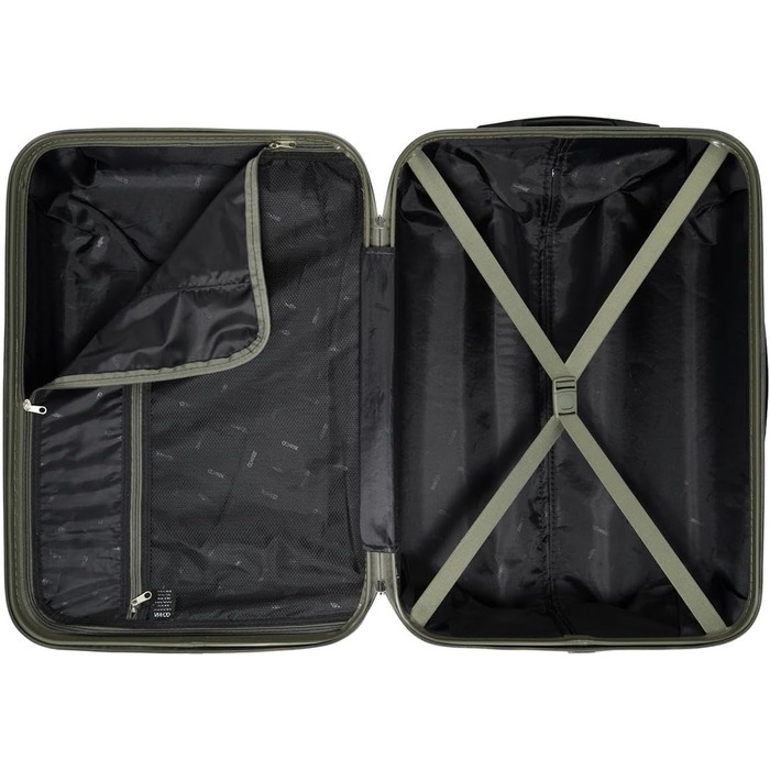 Чохол-валіза OCHNIK великий, ABS пластик, колір морський, 76x51x30 см, 97 літрів, 4 колеса, висока якість