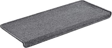 Набір килимків на сходи [en.casa], 15 шт., 65 x 24 см, самоклеючі, темно-сірі