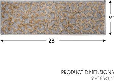 Сходинкові сходи Sussexhome Leaves Collection Beige - набір 13 шт.