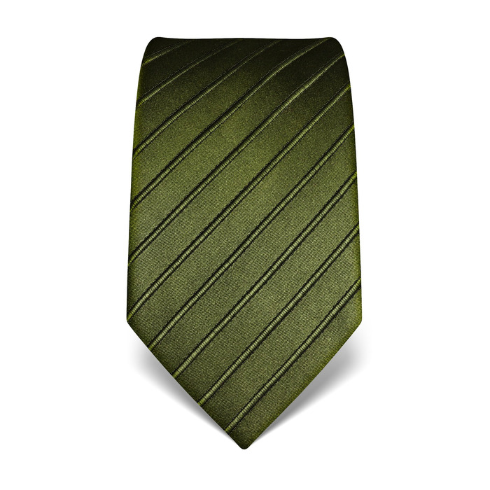 Краватка чоловіча Vincenzo Boretti, шовк, темно-зелена в смужку, 8 см, для костюма та сорочки, діловий стиль, весілля