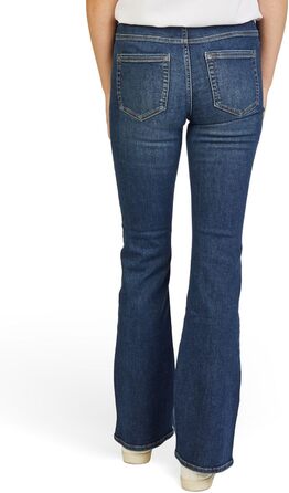 Джинси жіночі Only широкі штанини, розкльошені, середня посадка, блакитний денім (15349169)