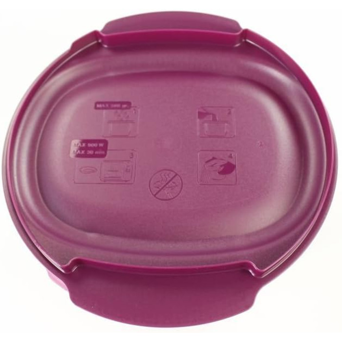 Контейнер для приготування пасти в мікрохвильовці Tupperware, 3 л, круглий, фіолетовий, Nudelkocher Pasta Maker