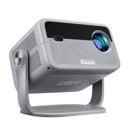 Beamer 4K з автофокусом та автотрапецеїдною корекцією: проєктор WiFi6 Bluetooth5.2, 360° обертання, FHD 1080P, для домашнього кінотеатру, з голосовим керуванням, для підключення телефону, підтримка Screen Mirroring