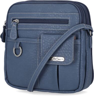 Сумка жіноча крос-боді MultiSac North South Mini Zip Around Denim (2)