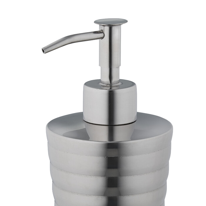 Relaxdays 5-piece Bathroom Set Stainless Steel