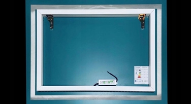 LED-дзеркало у ванну кімнату 100x110 з сенсорним перемикачем