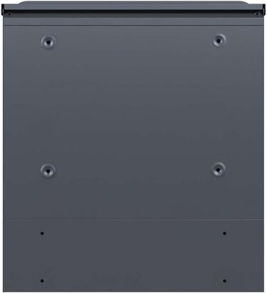 Поштова скринька настінна SCHARTEC SPB-4 світле дерево з газетницею, сучасний великий дизайн