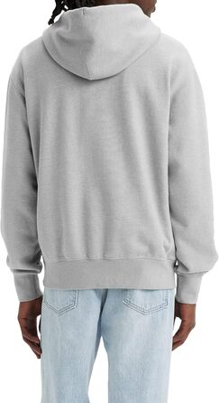 Чоловічий капюшонний світшот Levi's Authentic, сірий світло-сірий (XS)