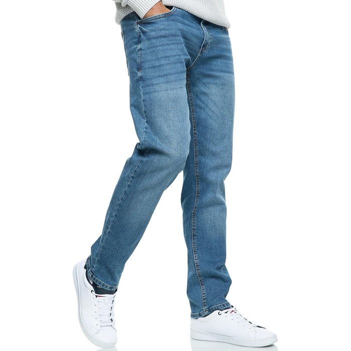 Чоловічі джинси Indicode INSantino з еластичного деніму (99% бавовна), 32W/32L, Medium Dark Cloud