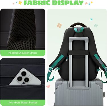 Шкільний рюкзак для дівчаток-підлітків 2025, для старшої школи, водонепроникний, для ноутбука 15.6