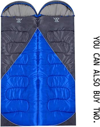 Camping Sleeping Bag, 4-Season, Waterproof, Outdoor Hiking, Backpacking, Travel Sleeping Bag, Portable Mummy Sleeping Bags for Adults, Kids